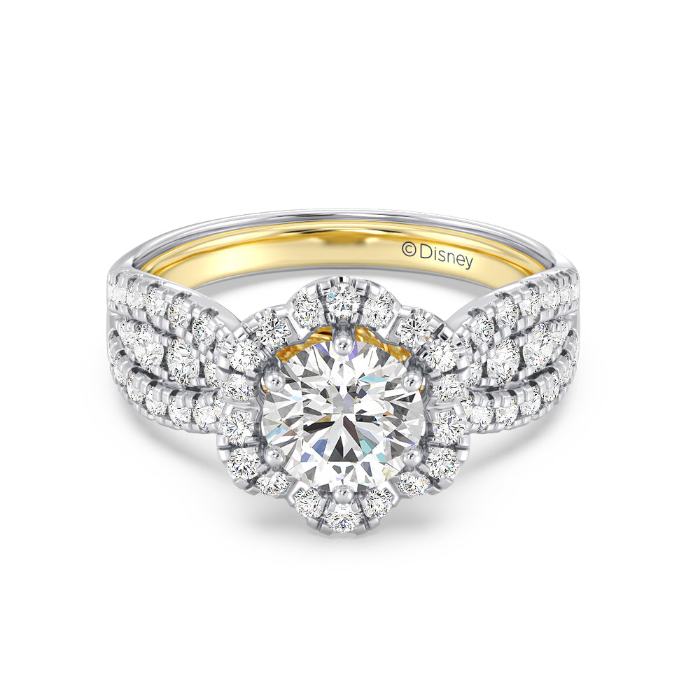 Enchanted Star Lab Grown Diamond 14K Gold Belle Engagement Ring