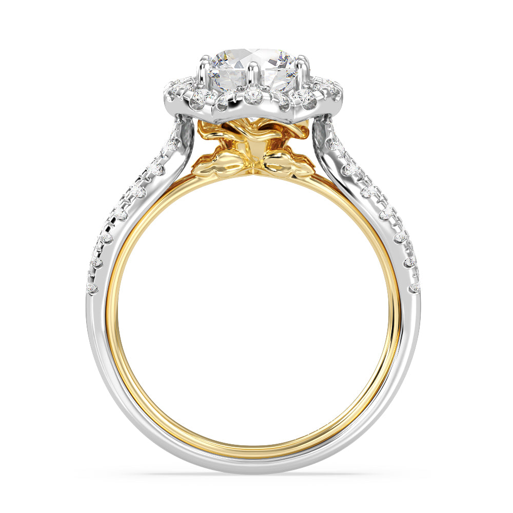 Enchanted Star Lab Grown Diamond 14K Gold Belle Engagement Ring