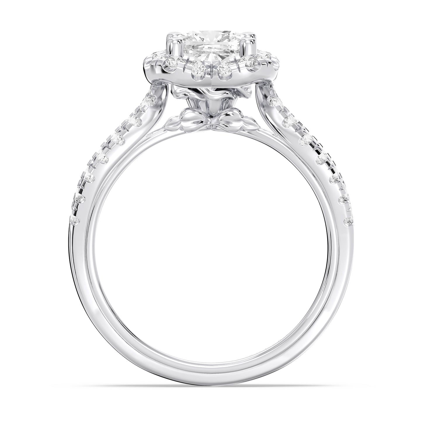 Enchanted Star Lab Grown Diamond 14K Gold Belle Engagement Ring