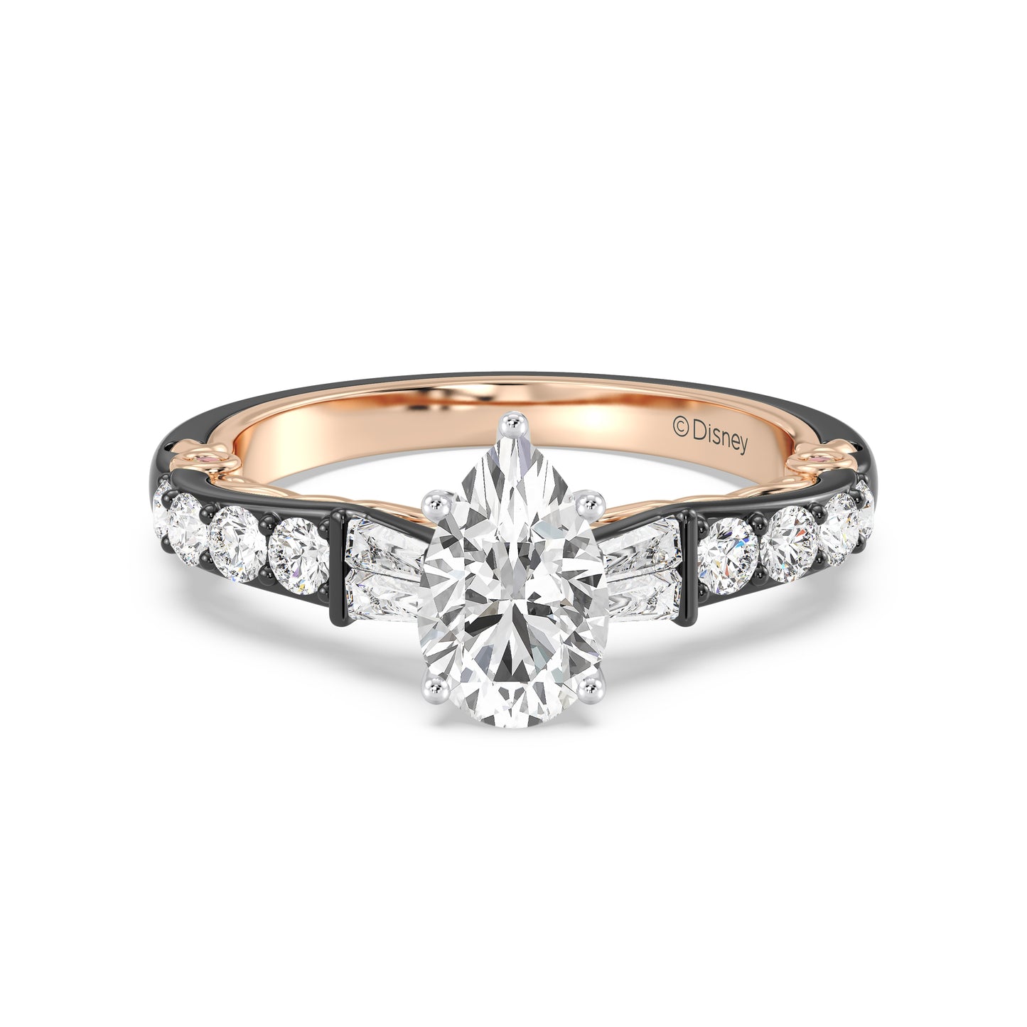 Enchanted Star Lab Grown Diamond 14K Gold Evil Queen Engagement Ring