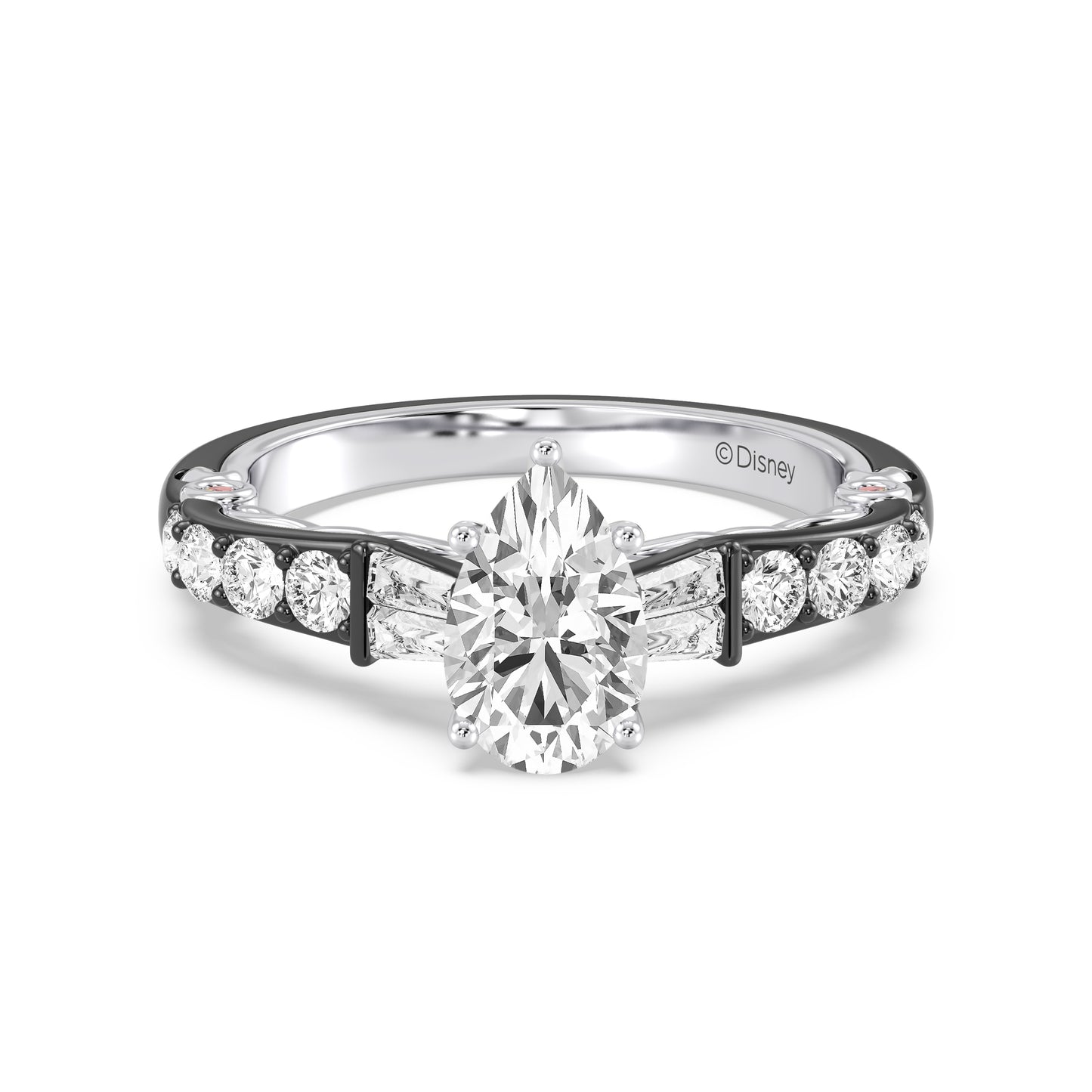 Enchanted Star Lab Grown Diamond 14K Gold Evil Queen Engagement Ring