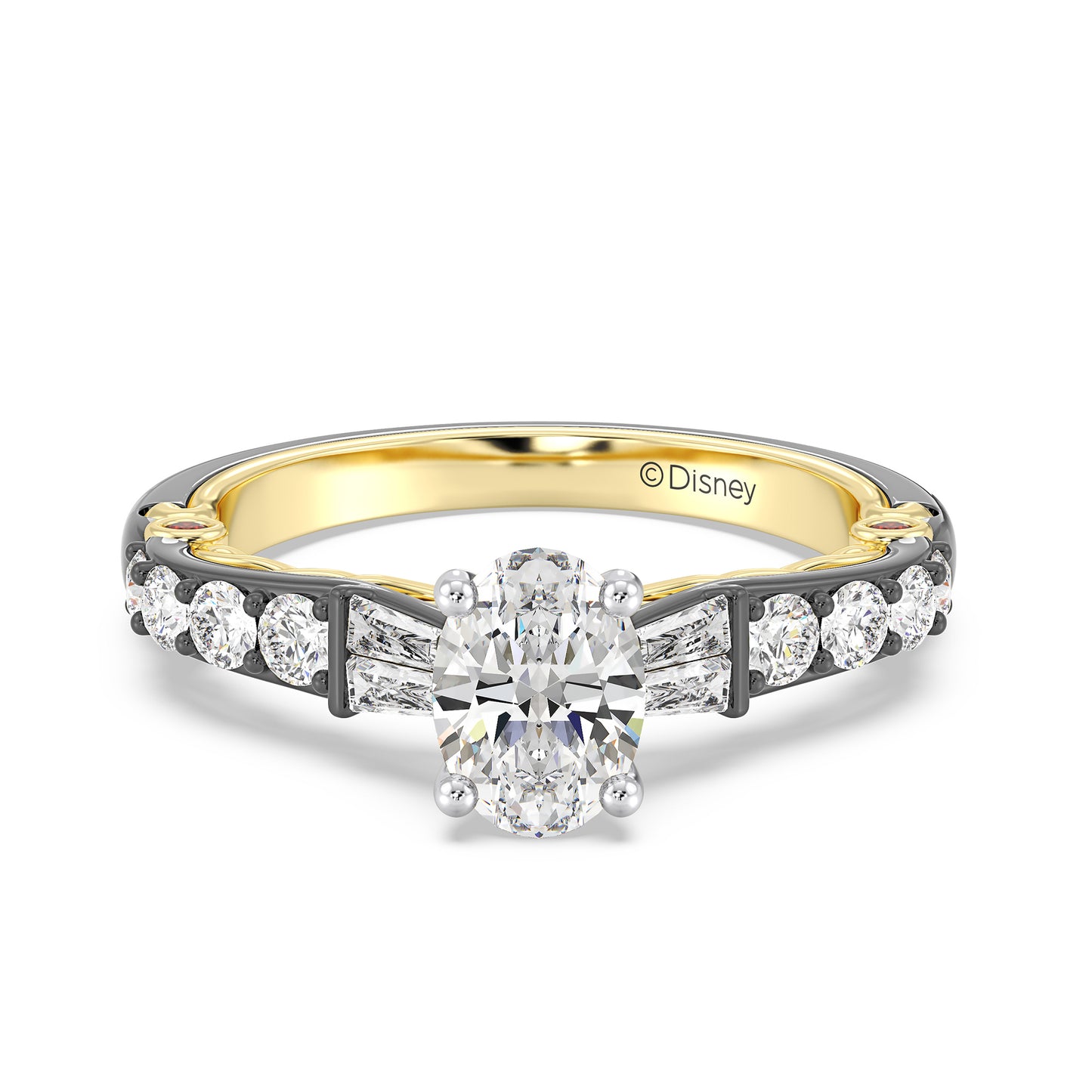 Enchanted Star Lab Grown Diamond 14K Gold Evil Queen Engagement Ring