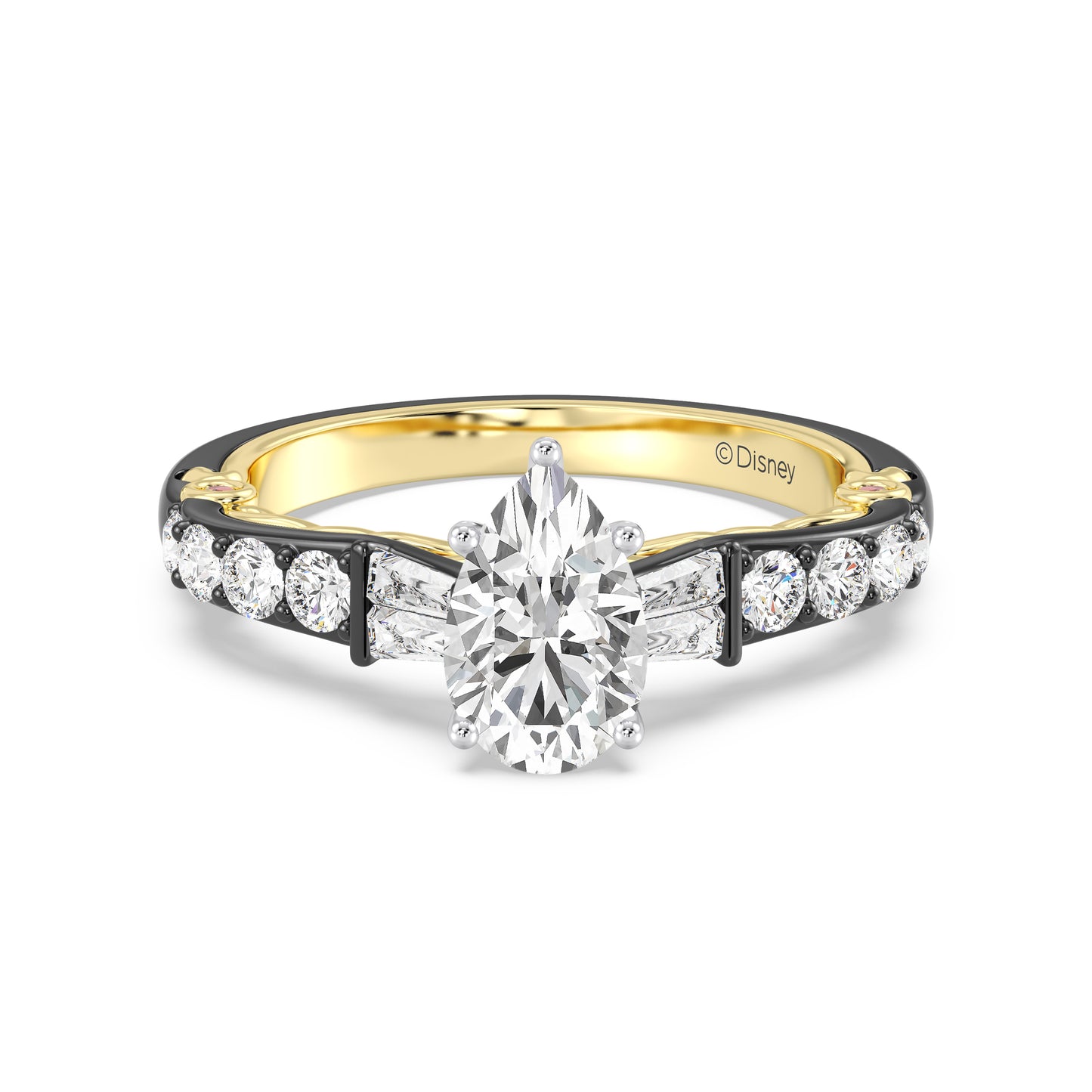 Enchanted Star Lab Grown Diamond 14K Gold Evil Queen Engagement Ring