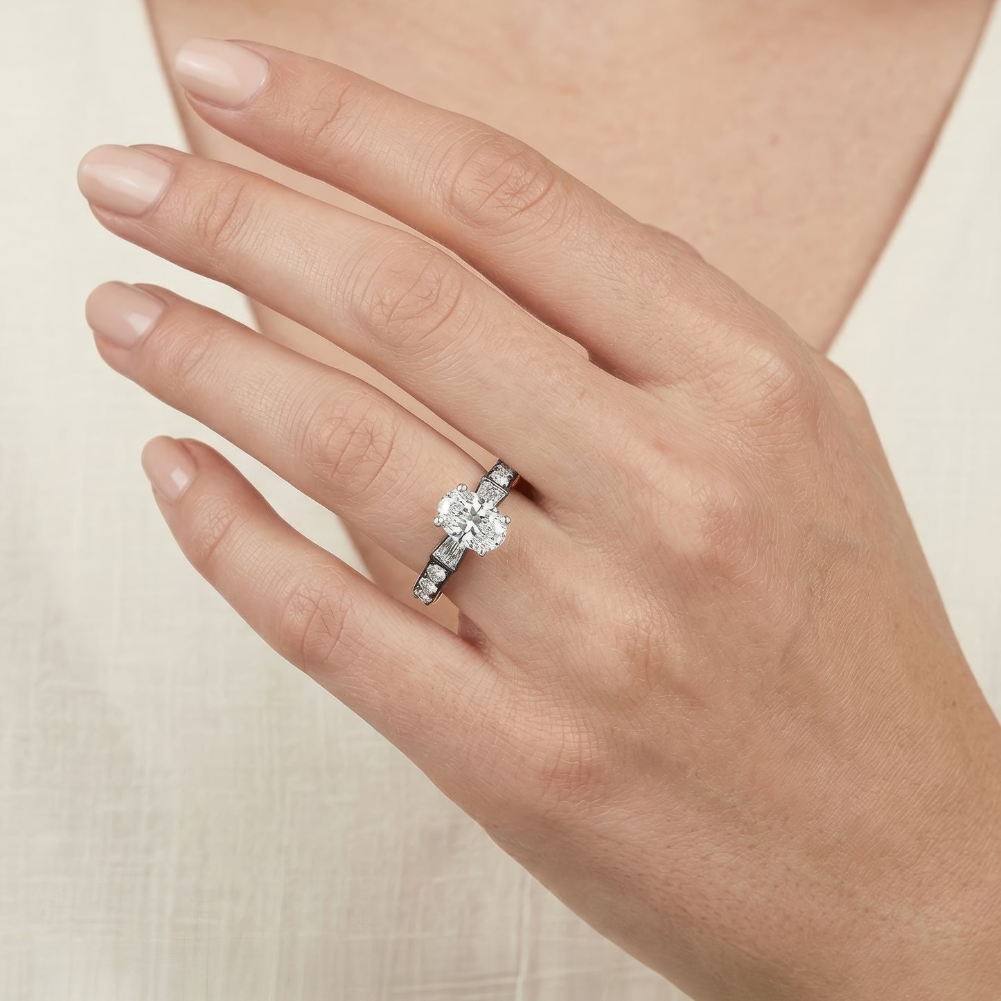 Enchanted Star Lab Grown Diamond 14K Gold Evil Queen Engagement Ring