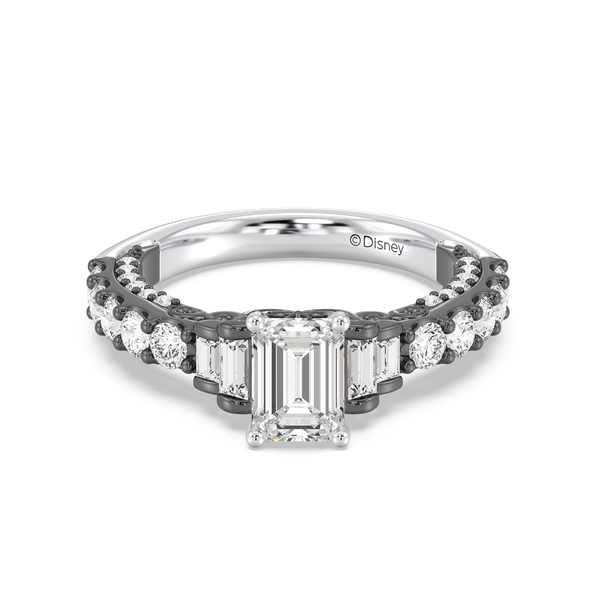 Enchanted Star Lab Grown Diamond 14K Gold Ursula Trident Engagement Ring