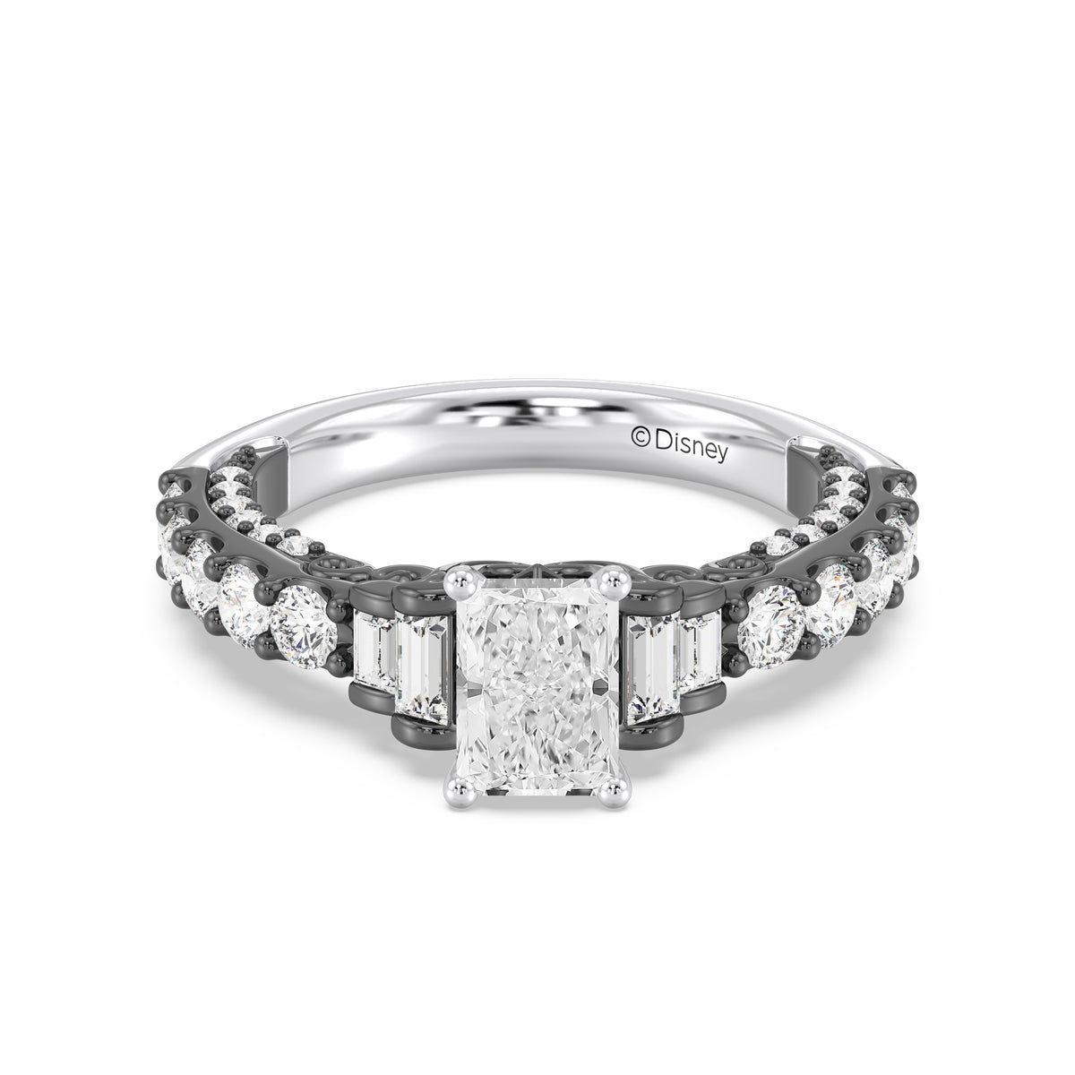 Enchanted Star Lab Grown Diamond 14K Gold Ursula Trident Engagement Ring