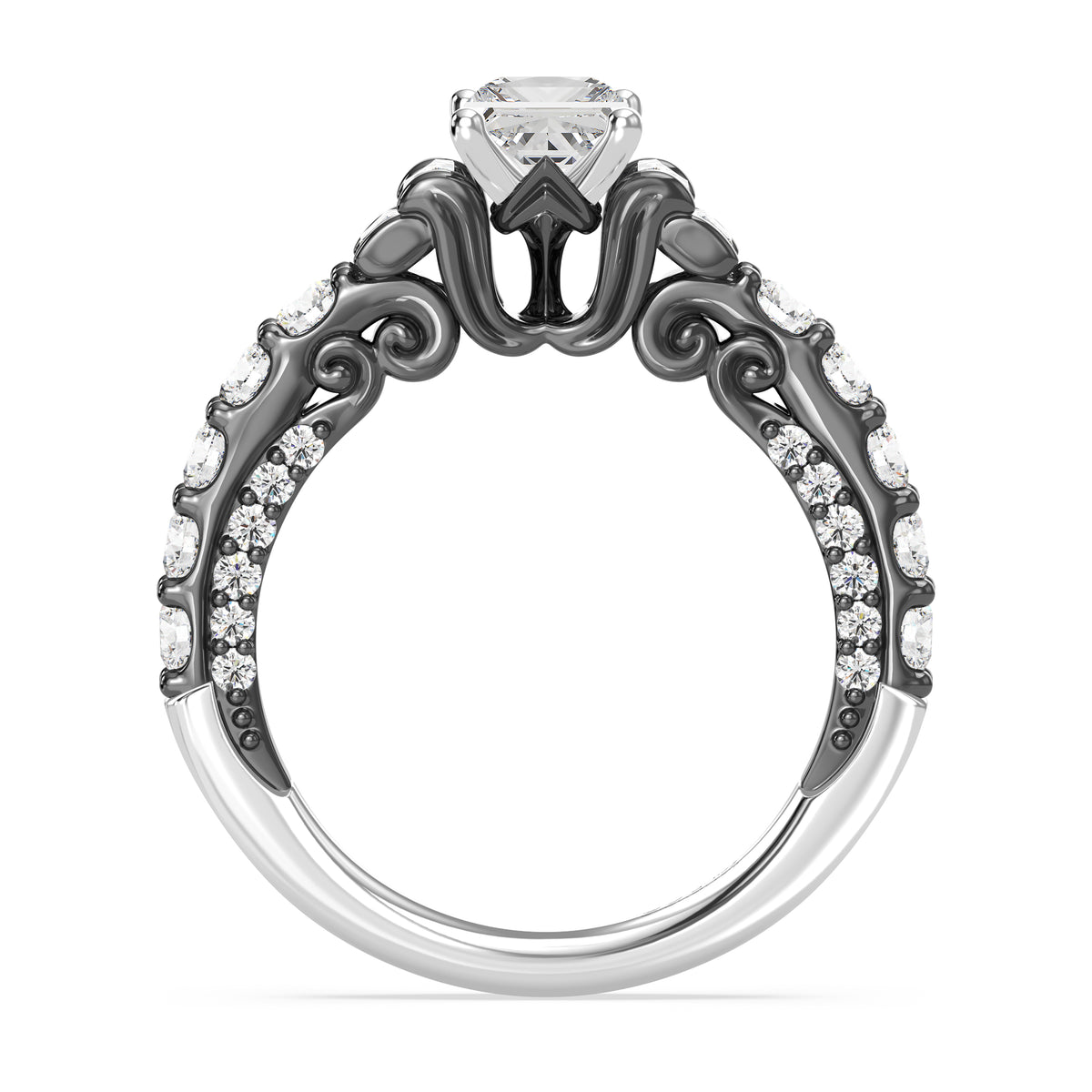 Enchanted Star Lab Grown Diamond 14K Gold Ursula Trident Engagement Ring