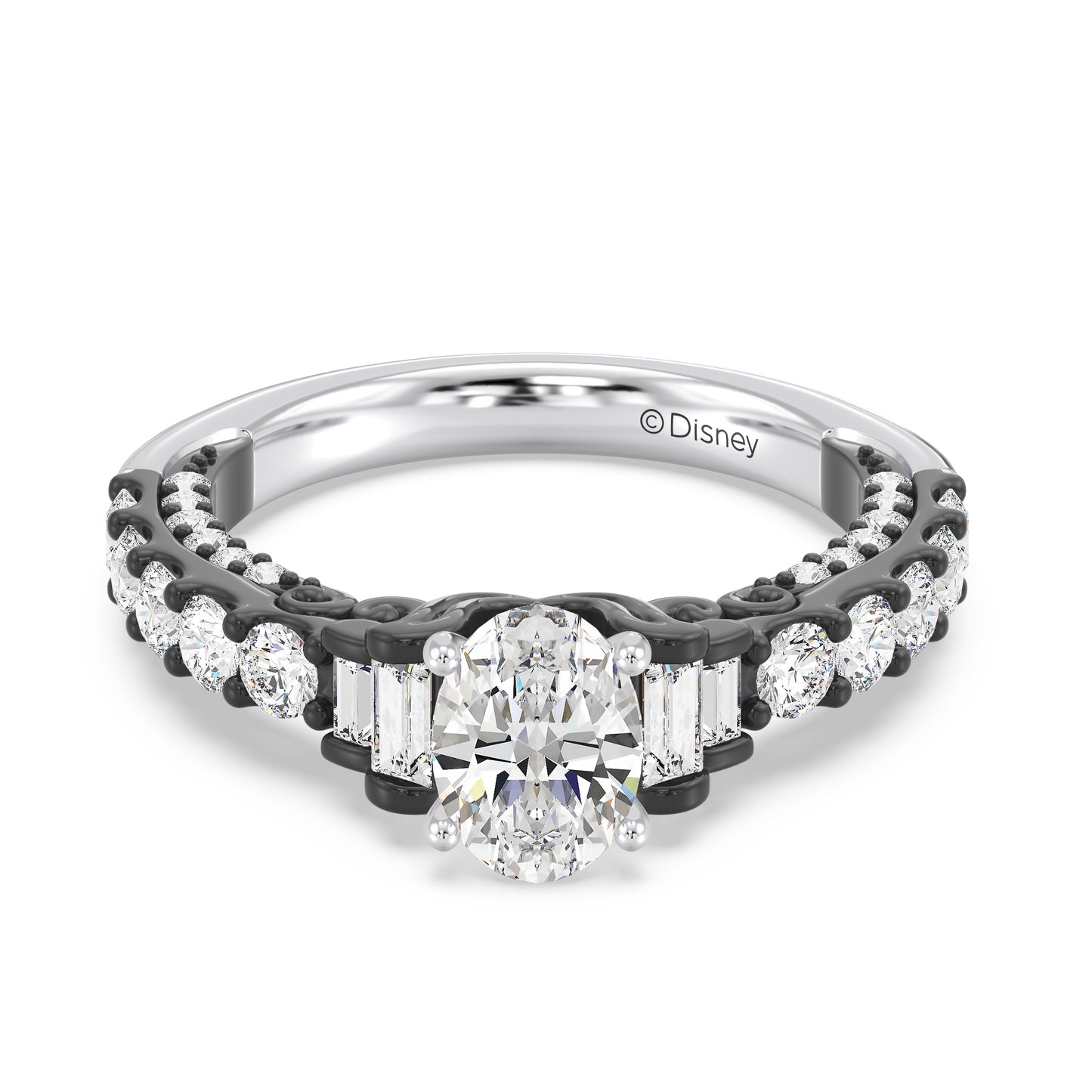 Enchanted Star Lab Grown Diamond 14K Gold Ursula Trident Engagement Ring