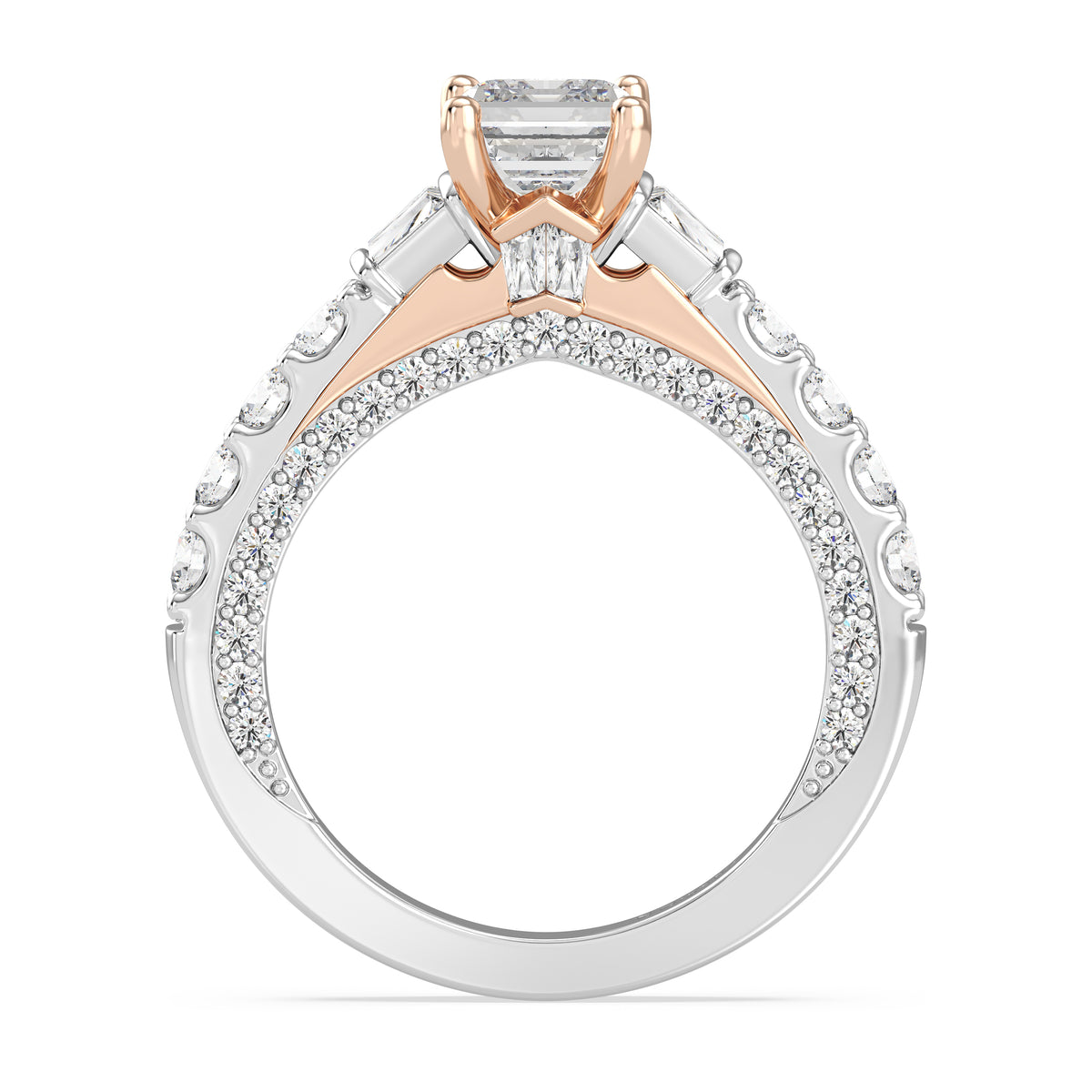 Enchanted Star Lab Grown Diamond 14k Gold Aurora Engagement Ring