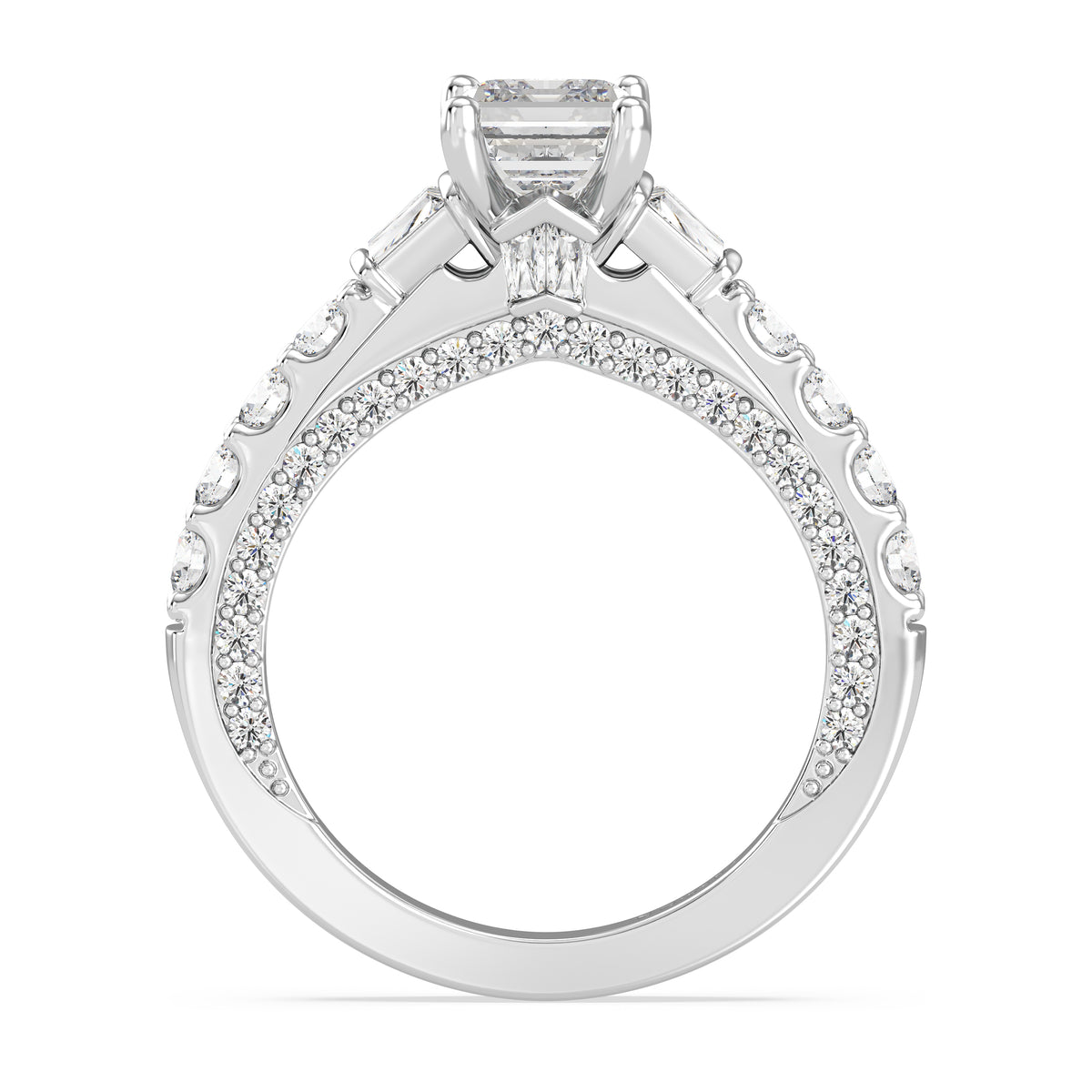 Enchanted Star Lab Grown Diamond 14k Gold Aurora Engagement Ring