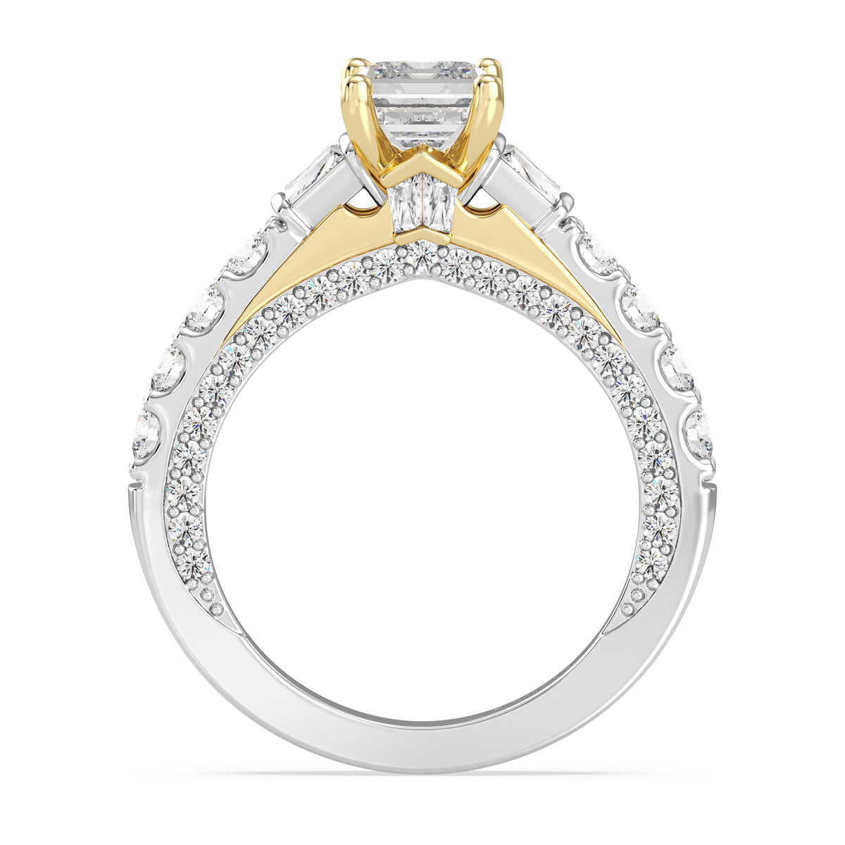 Enchanted Star Lab Grown Diamond 14k Gold Aurora Engagement Ring