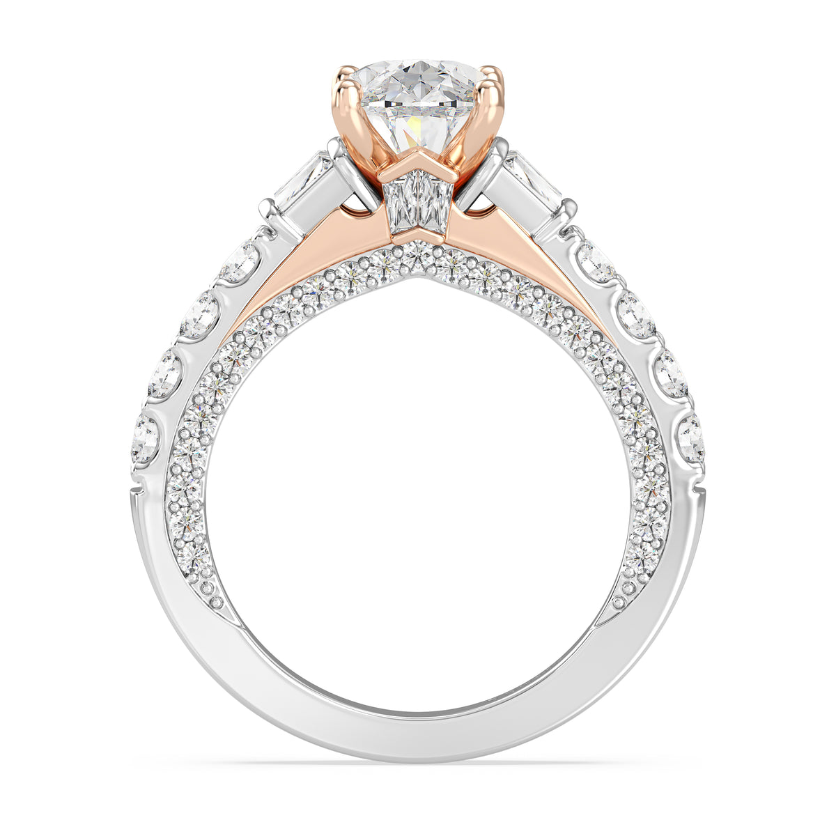 Enchanted Star Lab Grown Diamond 14k Gold Aurora Engagement Ring