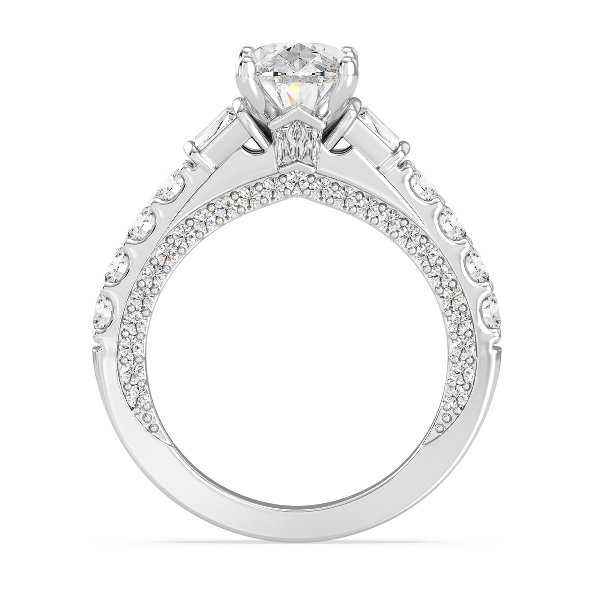 Enchanted Star Lab Grown Diamond 14k Gold Aurora Engagement Ring