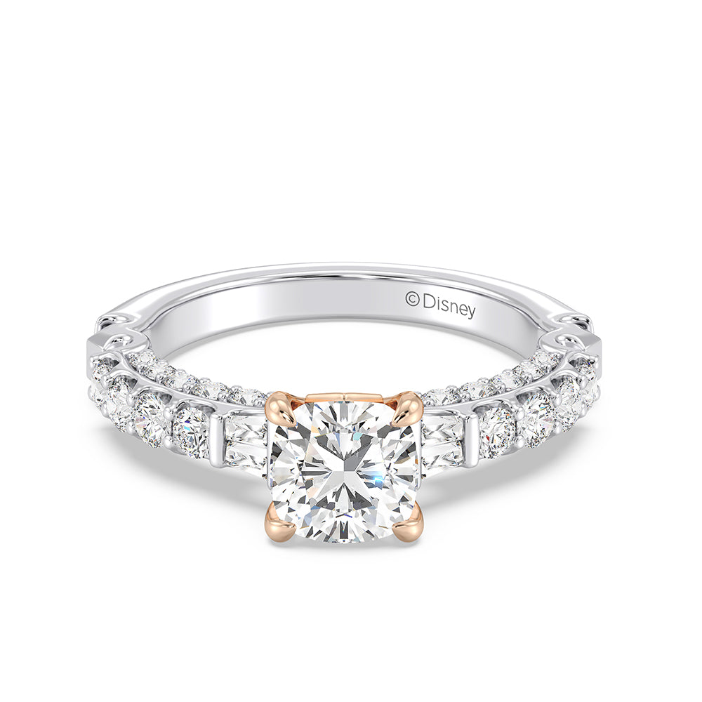 Enchanted Star Lab Grown Diamond 14K Gold Aurora Crown Engagement Ring