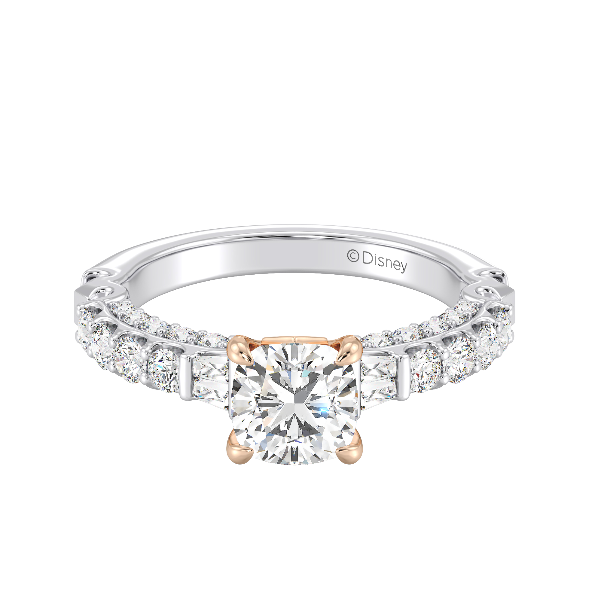 Solitaire Engagement Ring Tapered And Arched 14K Yellow Gold – Imagine  Diamonds