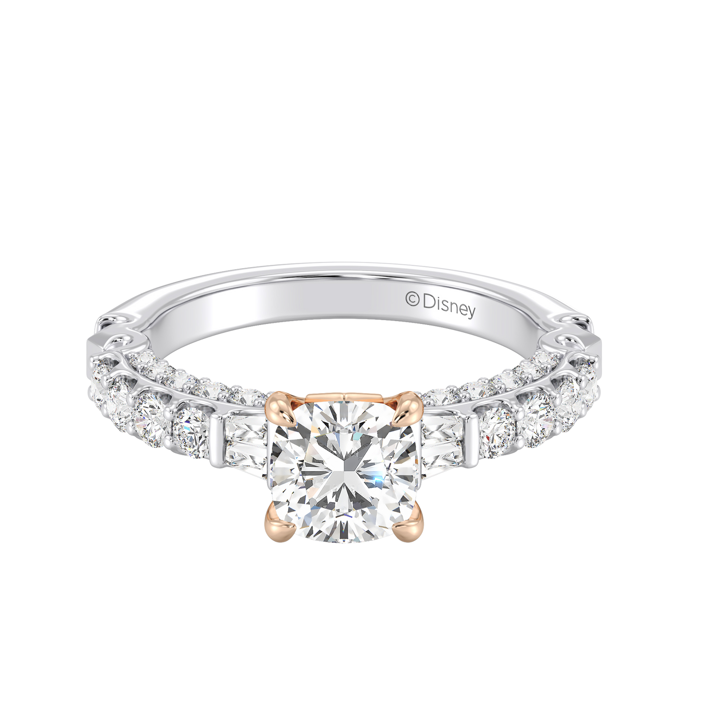 Enchanted Star Lab Grown Diamond 14K Gold Aurora Crown Engagement Ring