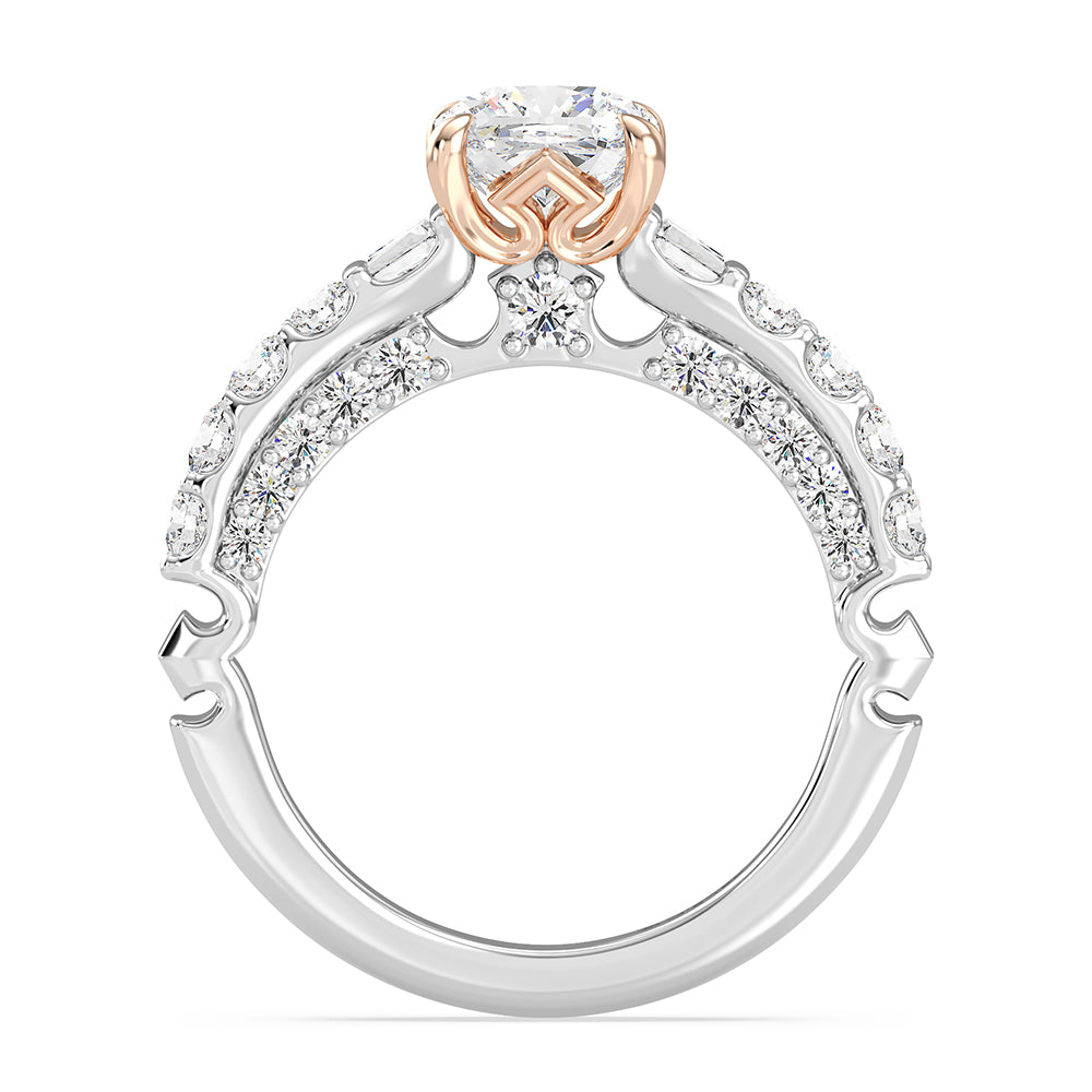Enchanted Star Lab Grown Diamond 14K Gold Aurora Crown Engagement Ring