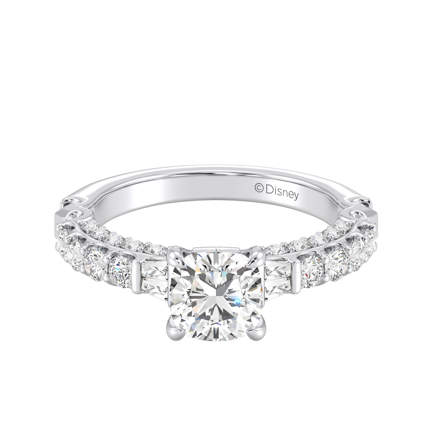 Enchanted Star Lab Grown Diamond 14K Gold Aurora Crown Engagement Ring