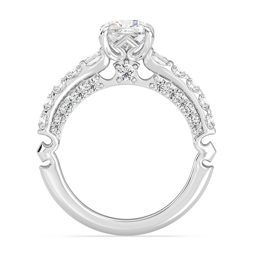 Enchanted Star Lab Grown Diamond 14K Gold Aurora Crown Engagement Ring