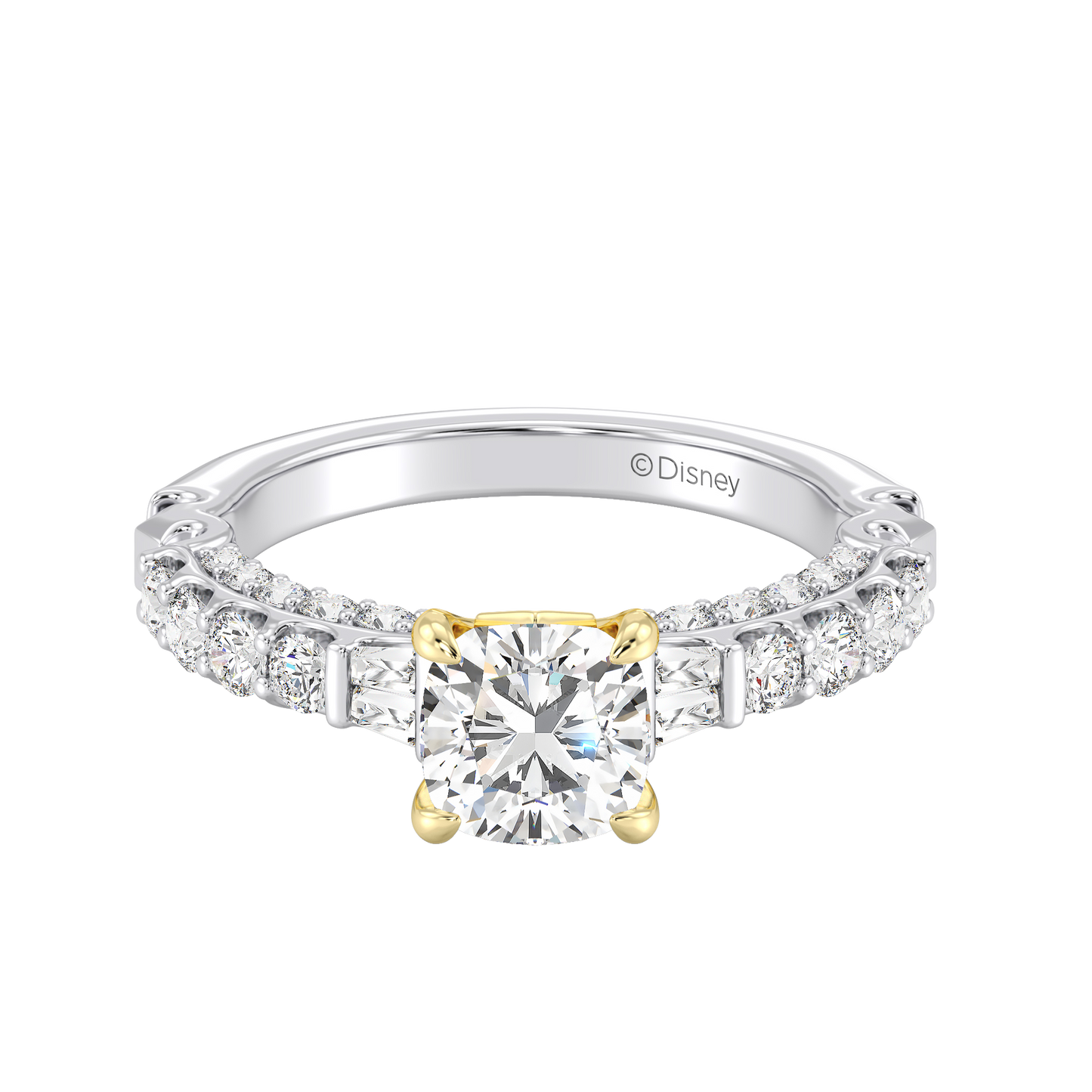 Enchanted Star Lab Grown Diamond 14K Gold Aurora Crown Engagement Ring