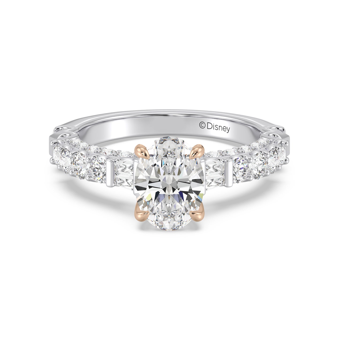 Enchanted Star Lab Grown Diamond 14K Gold Aurora Crown Engagement Ring