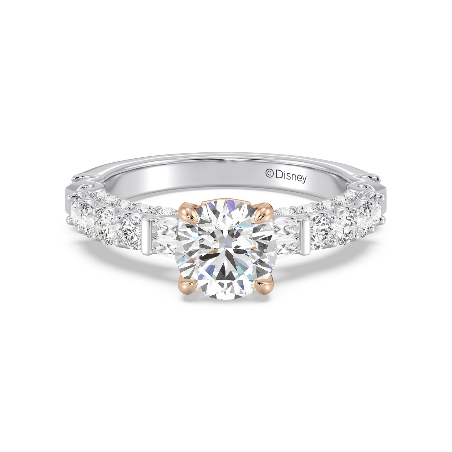 Enchanted Star Lab Grown Diamond 14K Gold Aurora Crown Engagement Ring