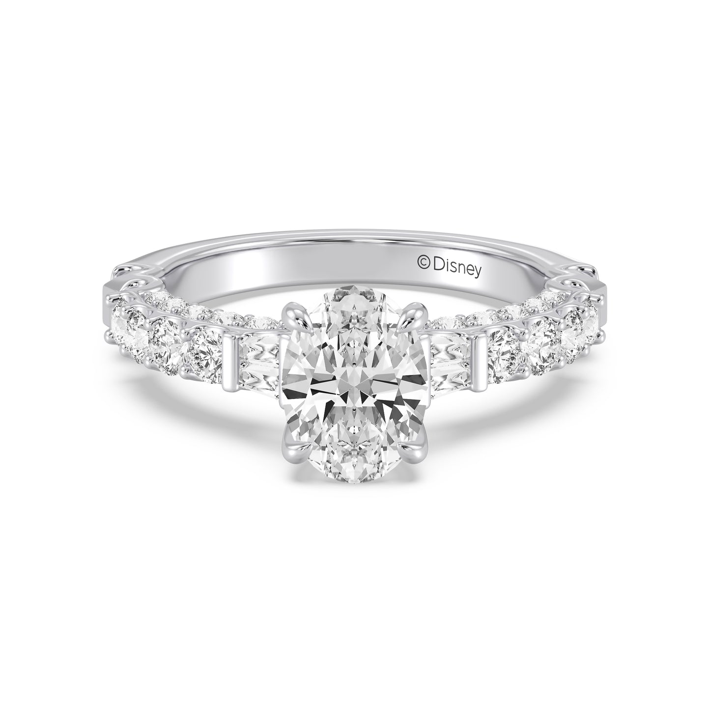 Enchanted Star Lab Grown Diamond 14K Gold Aurora Crown Engagement Ring