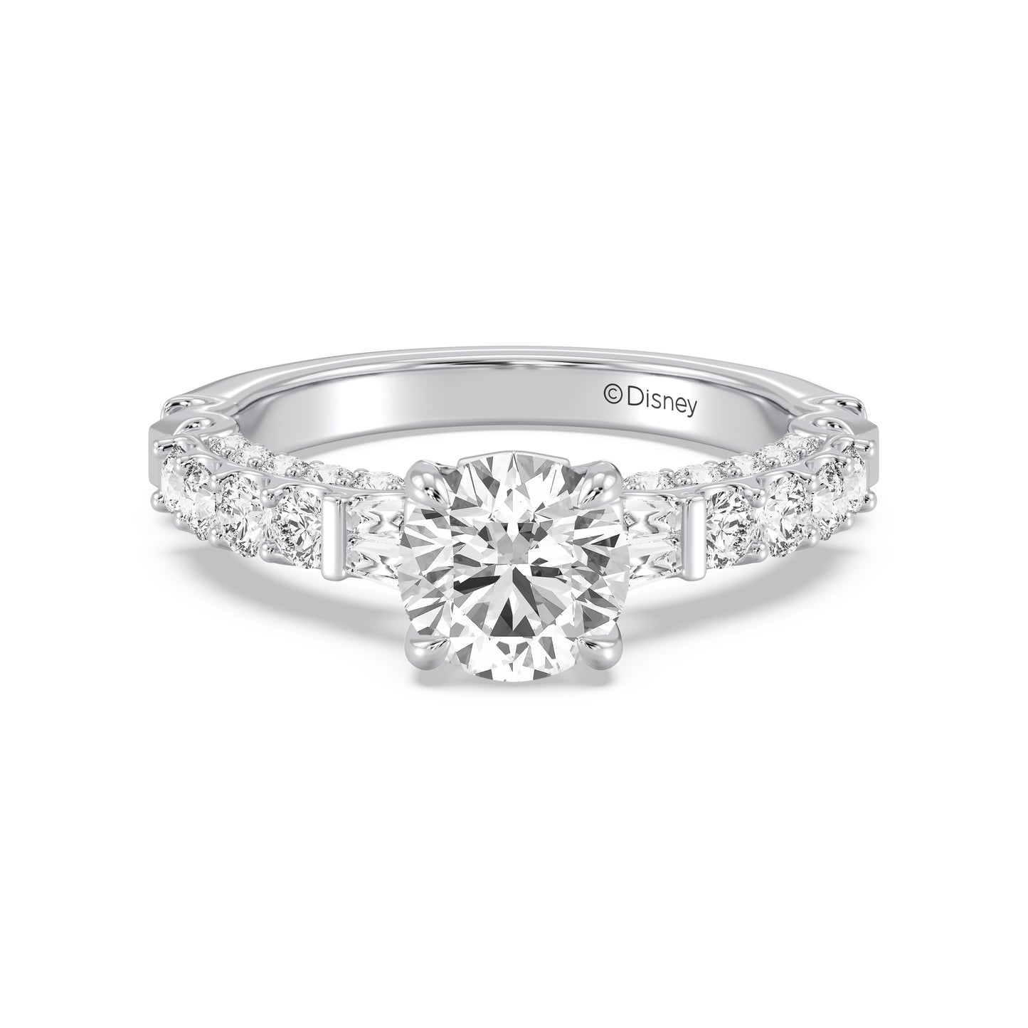 Enchanted Star Lab Grown Diamond 14K Gold Aurora Crown Engagement Ring