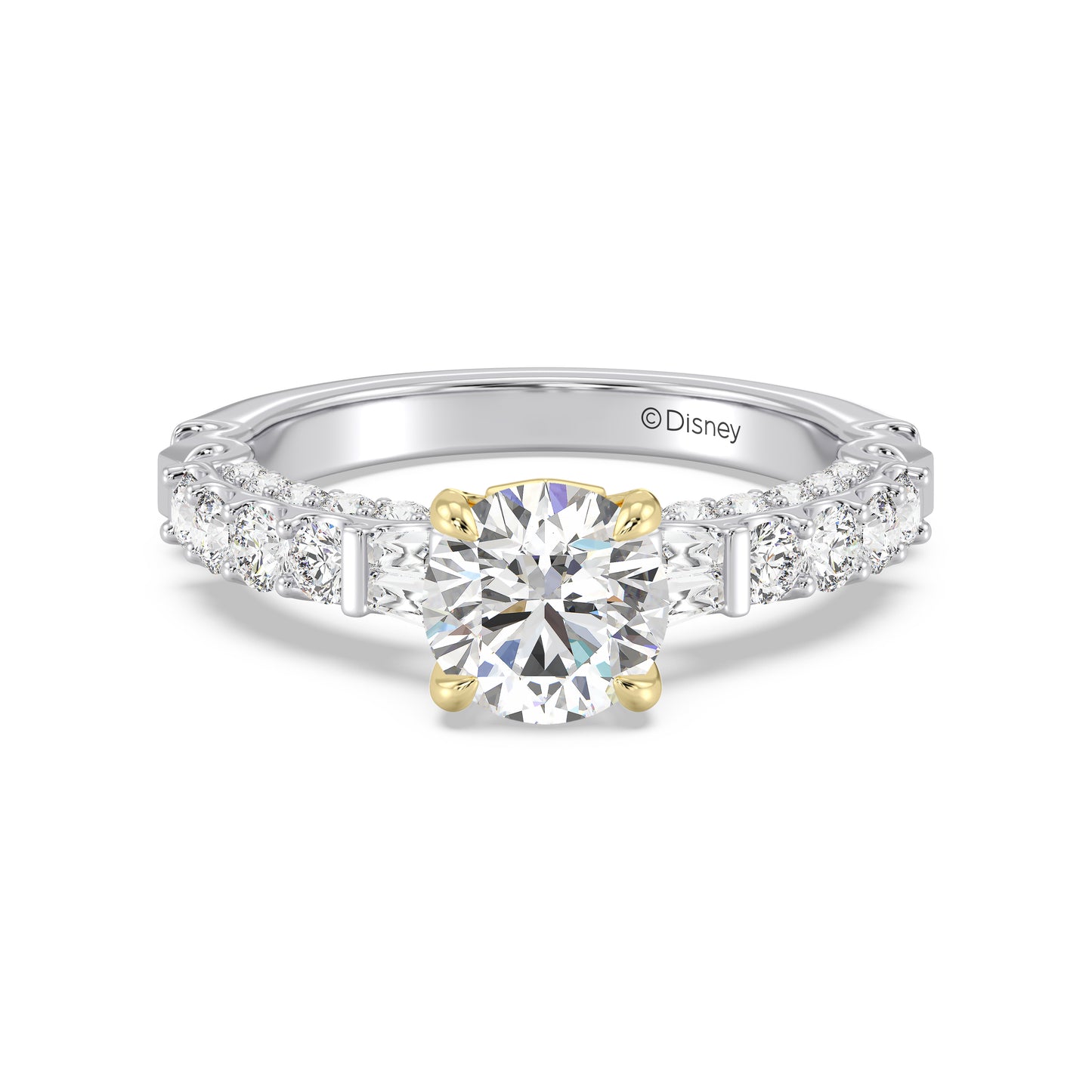 Enchanted Star Lab Grown Diamond 14K Gold Aurora Crown Engagement Ring