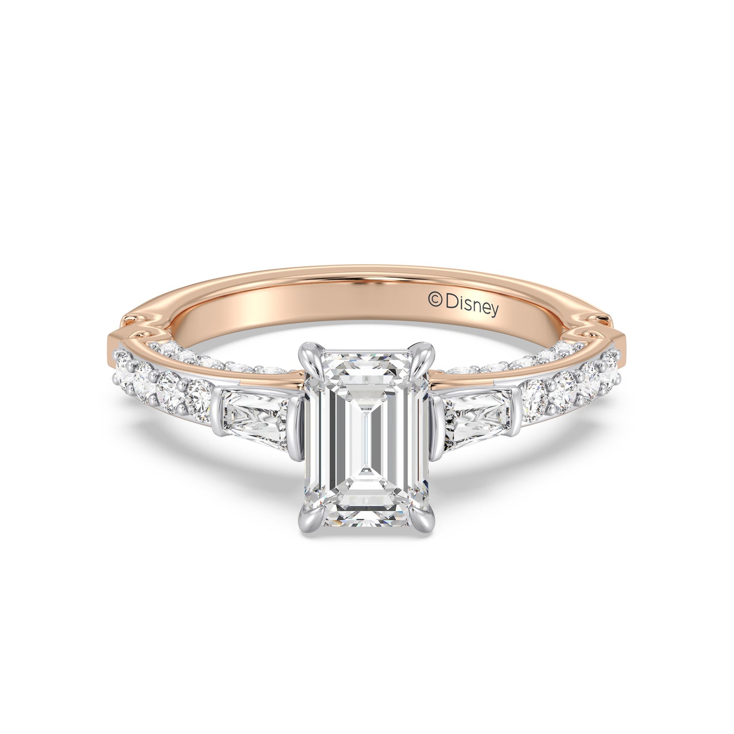 Enchanted Star Lab Grown Diamond 14K Gold Aurora Crown Engagement Ring
