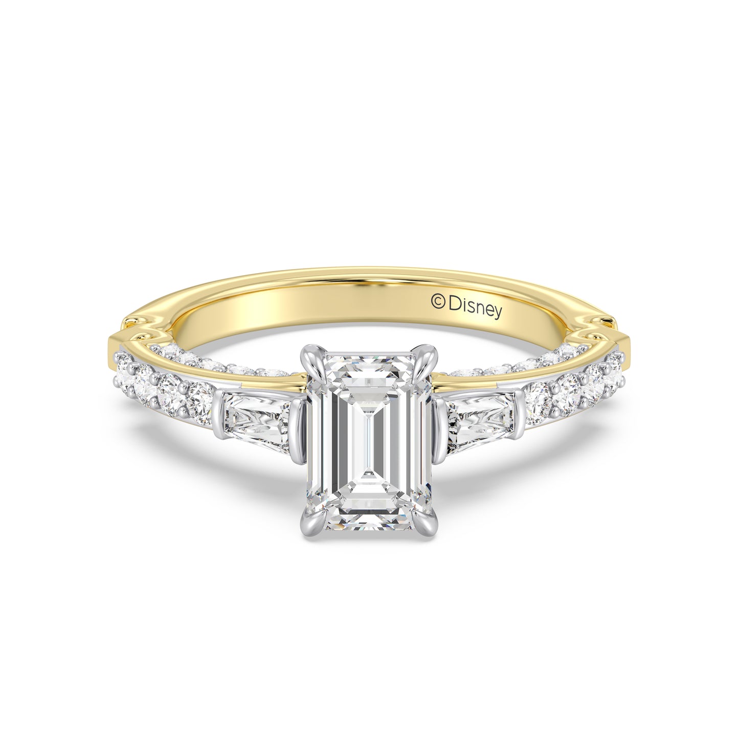 Enchanted Star Lab Grown Diamond 14K Gold Aurora Crown Engagement Ring