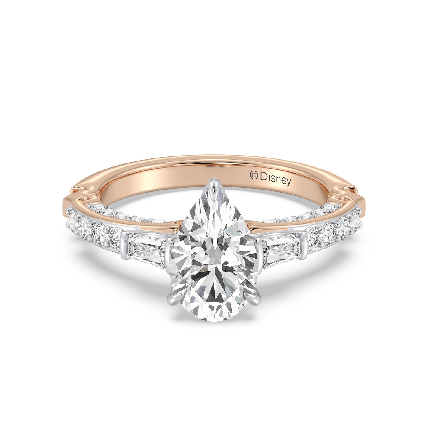 Enchanted Star Lab Grown Diamond 14K Gold Aurora Crown Engagement Ring