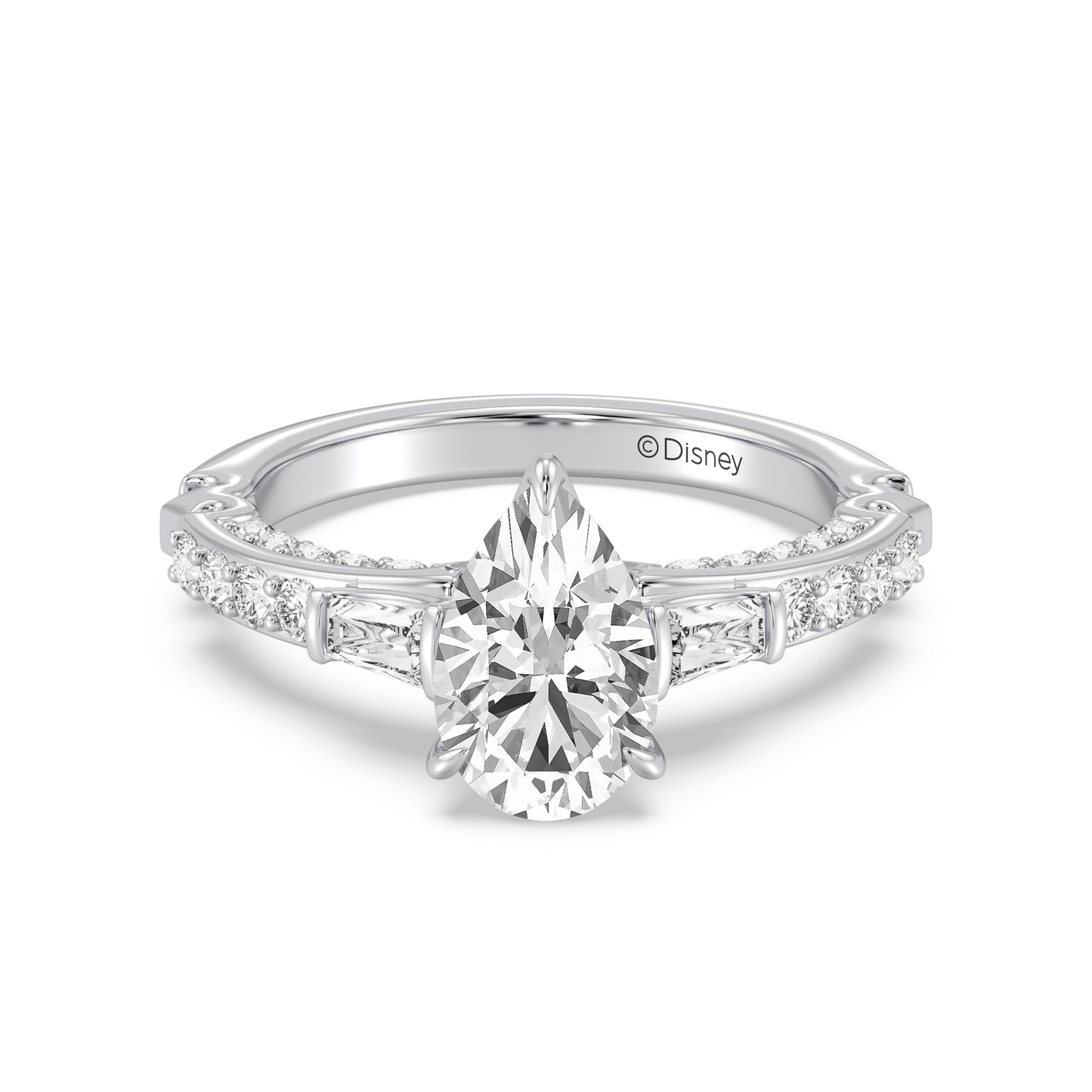 Enchanted Star Lab Grown Diamond 14K Gold Aurora Crown Engagement Ring