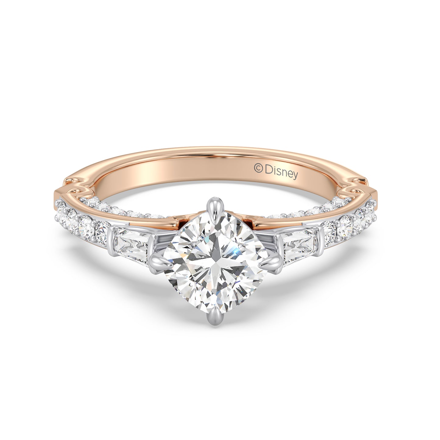 Enchanted Star Lab Grown Diamond 14K Gold Aurora Crown Engagement Ring