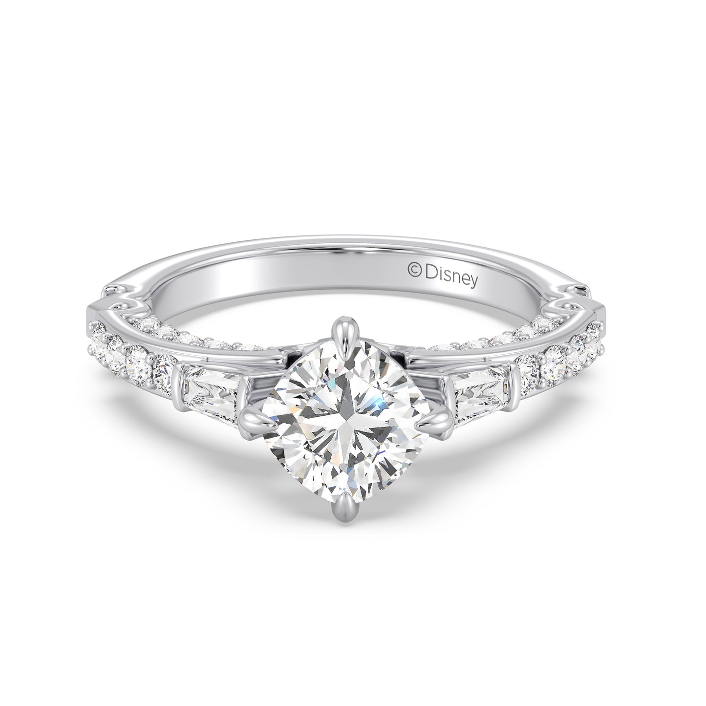 Enchanted Star Lab Grown Diamond 14K Gold Aurora Crown Engagement Ring