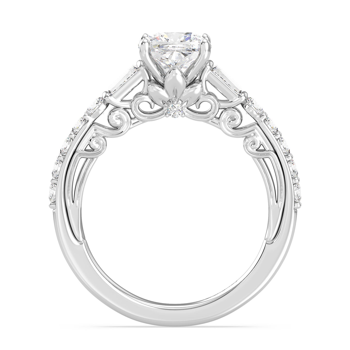 Enchanted Star Lab Grown Diamond 14K Gold Rapunzel Engagement Ring