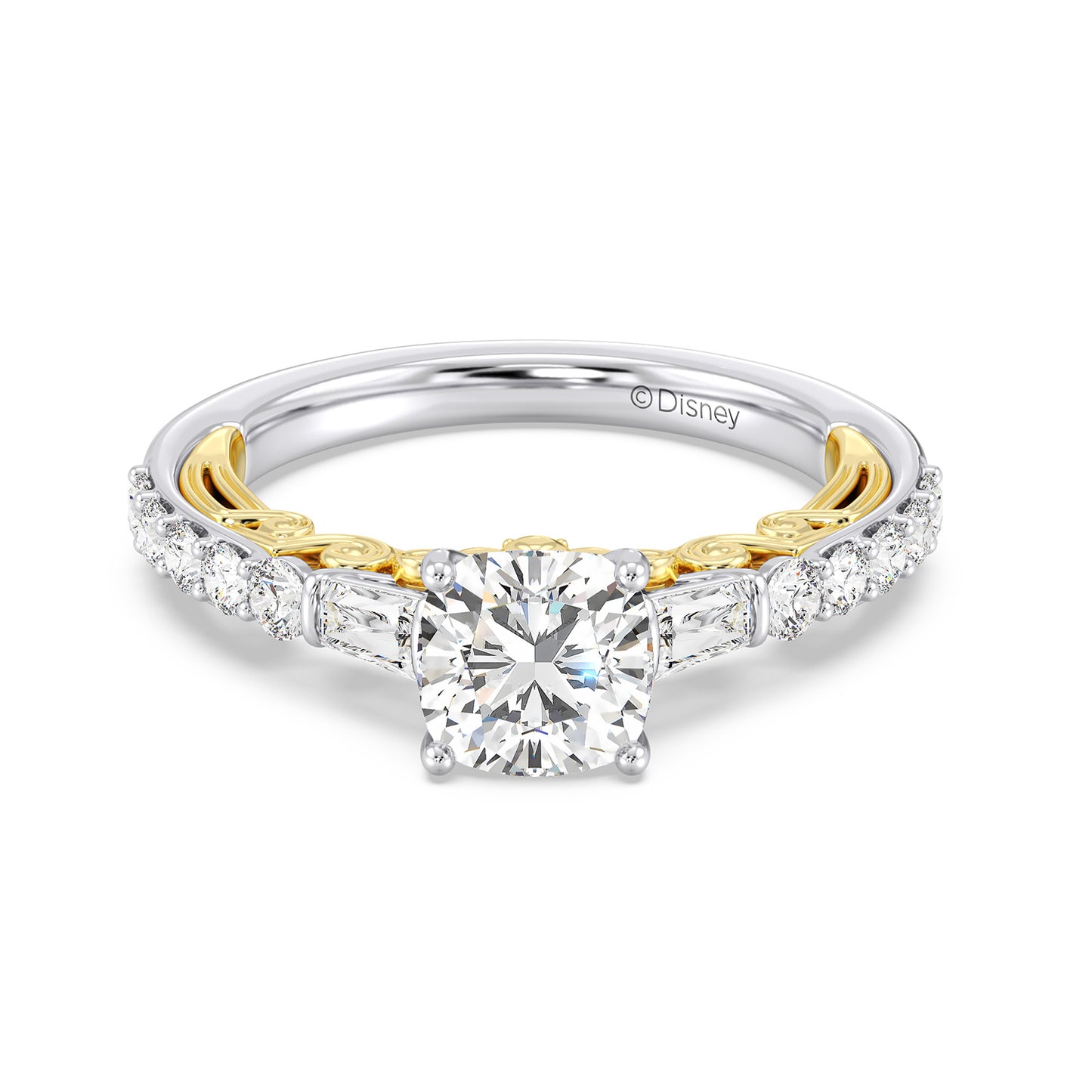 Enchanted Star Lab Grown Diamond 14K Gold Rapunzel Engagement Ring