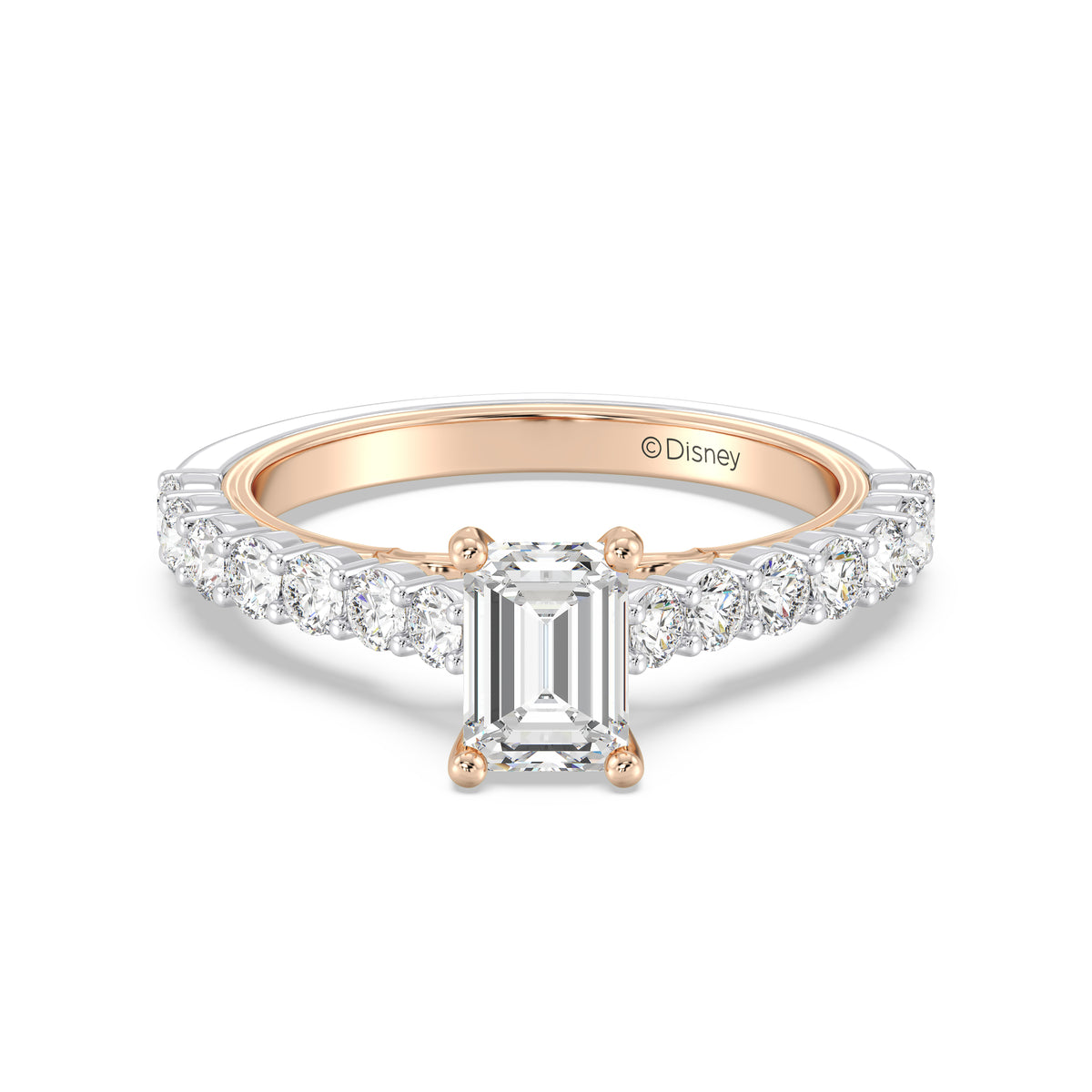 Enchanted Star Lab Grown Diamond 14K Gold Jasmine Arabesque Engagement Ring