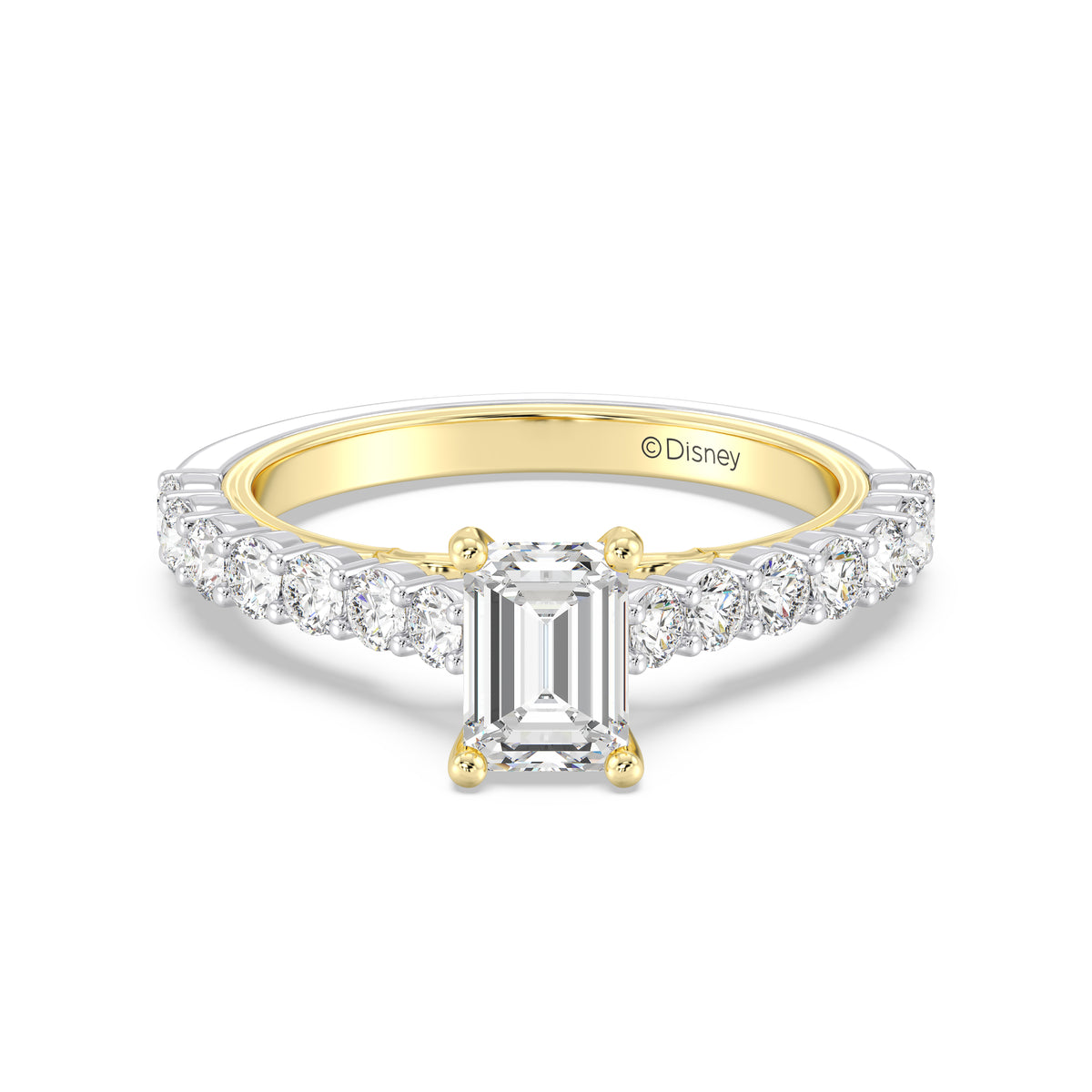 Enchanted Star Lab Grown Diamond 14K Gold Jasmine Arabesque Engagement Ring