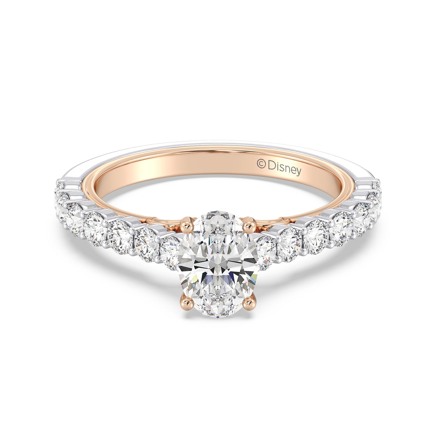 Enchanted Star Lab Grown Diamond 14K Gold Jasmine Arabesque Engagement Ring