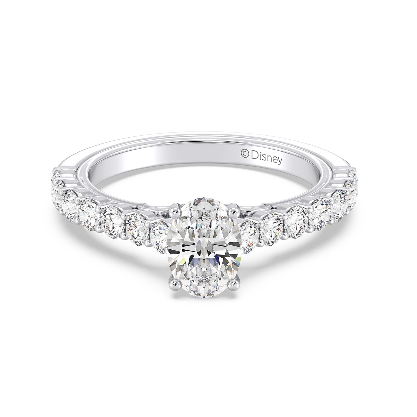 Enchanted Star Lab Grown Diamond 14K Gold Jasmine Arabesque Engagement Ring