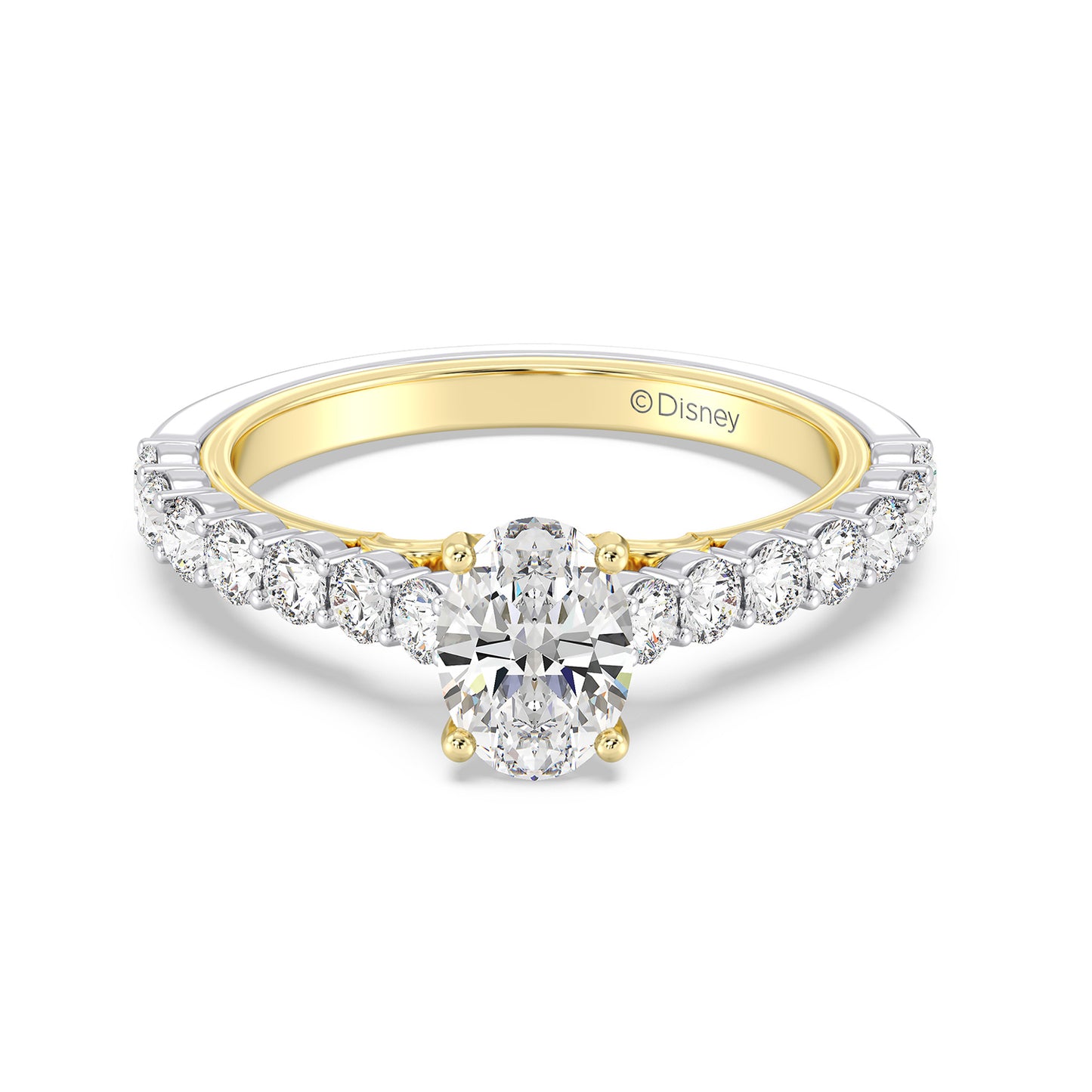 Enchanted Star Lab Grown Diamond 14K Gold Jasmine Arabesque Engagement Ring
