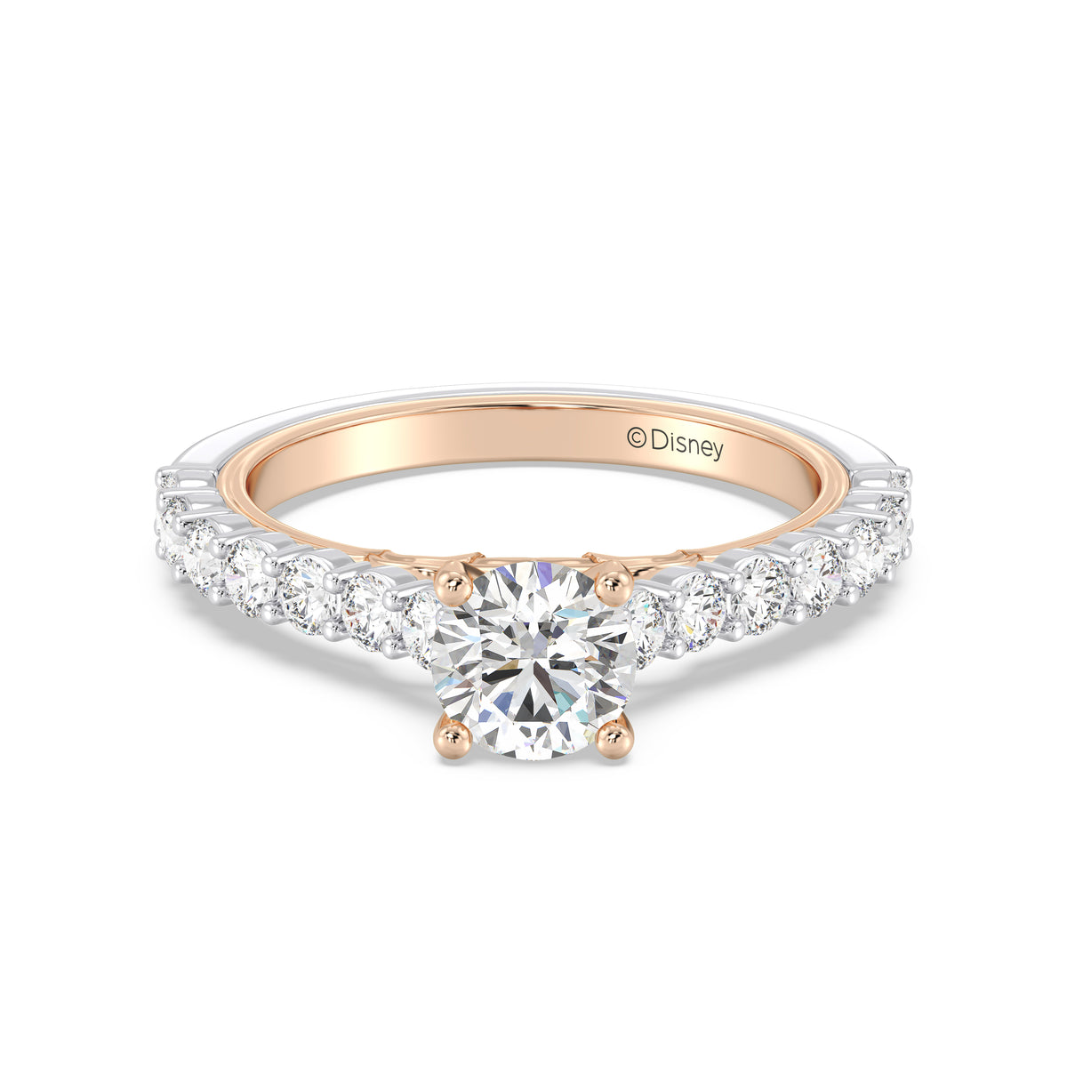 Enchanted Star Lab Grown Diamond 14K Gold Jasmine Arabesque Engagement Ring