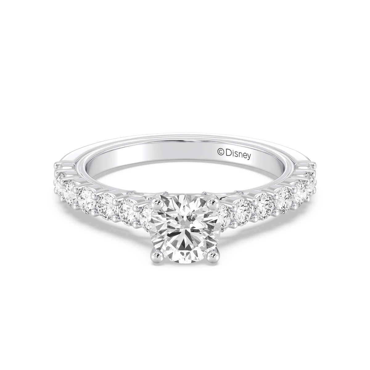 Enchanted Star Lab Grown Diamond 14K Gold Jasmine Arabesque Engagement Ring