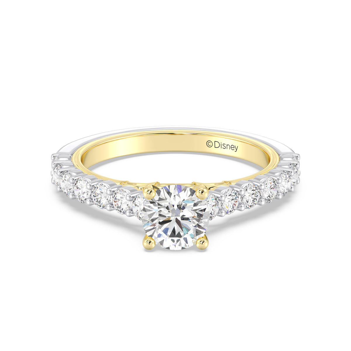 Enchanted Star Lab Grown Diamond 14K Gold Jasmine Arabesque Engagement Ring