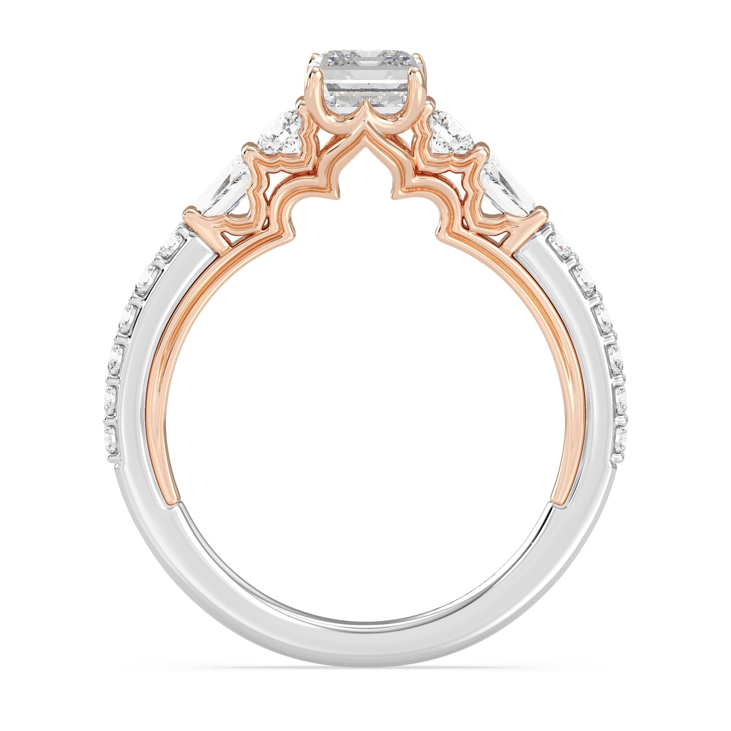 Enchanted Star Lab Grown Diamond 14K Gold Jasmine Three Prong Engagement Ring