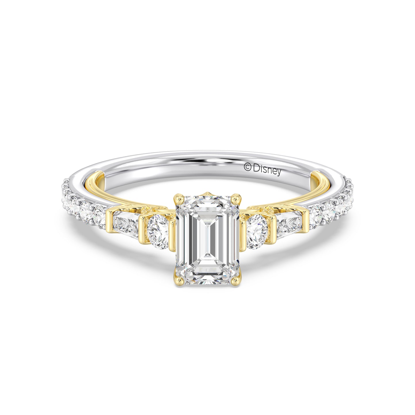 Enchanted Star Lab Grown Diamond 14K Gold Jasmine Three Prong Engagement Ring