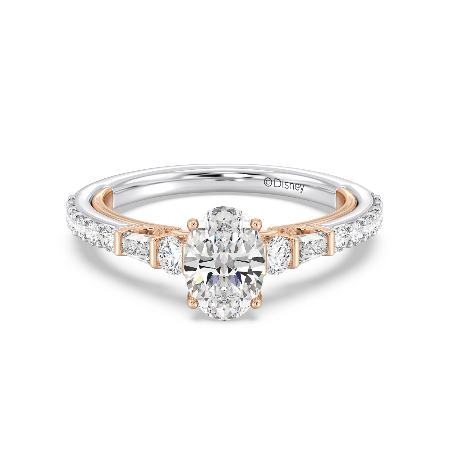 Enchanted Star Lab Grown Diamond 14K Gold Jasmine Three Prong Engagement Ring