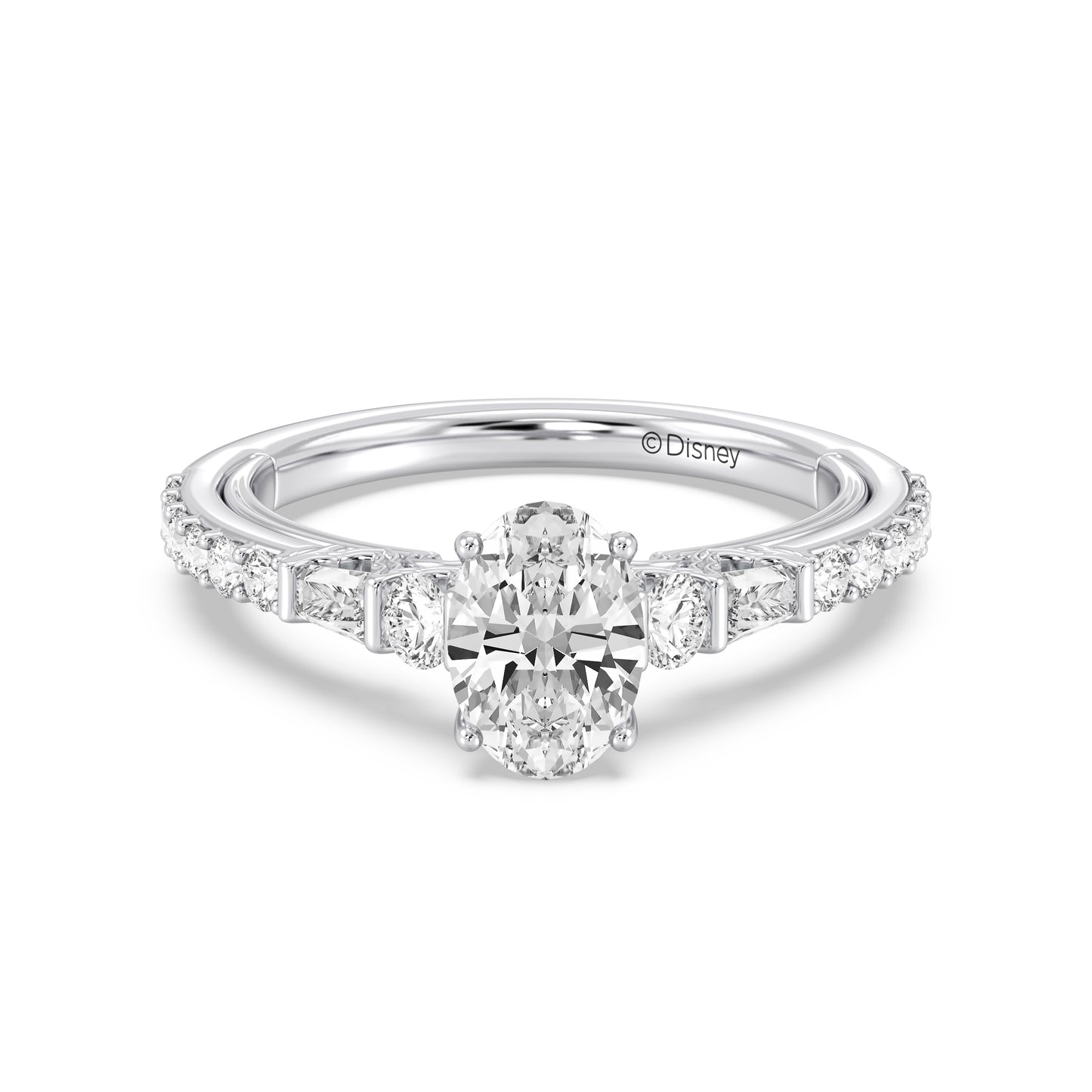 Enchanted Star Lab Grown Diamond 14K Gold Jasmine Three Prong Engagement Ring