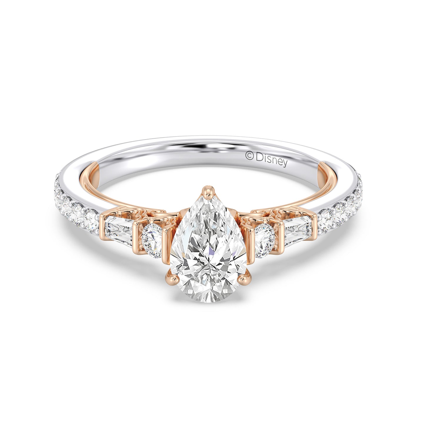 Enchanted Star Lab Grown Diamond 14K Gold Jasmine Three Prong Engagement Ring